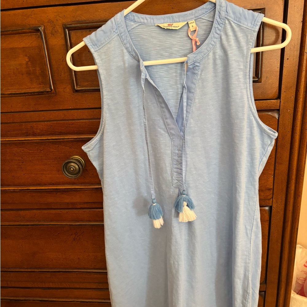 Vineyard Vines Light Blue Sleeveless Dress